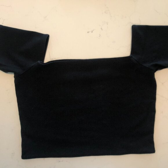 Wilfred Free Large Black Crop Top - Picture 1 of 2